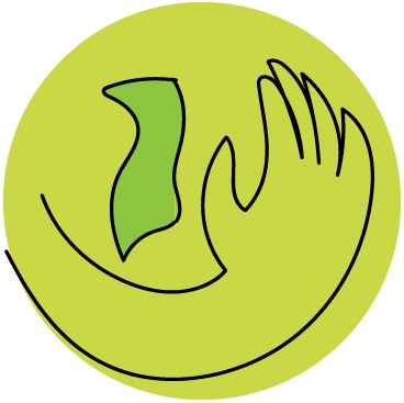 Illustration of a hand protecting money