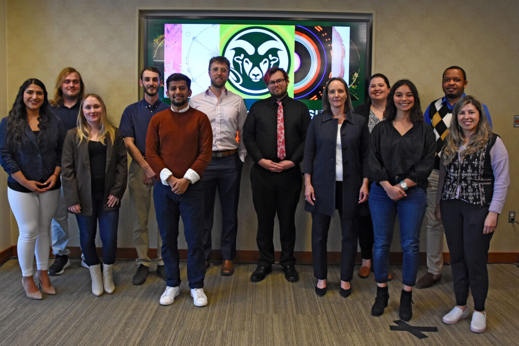 The 2024 cohort of presenters at the 3MT Competition at Colorado State University.